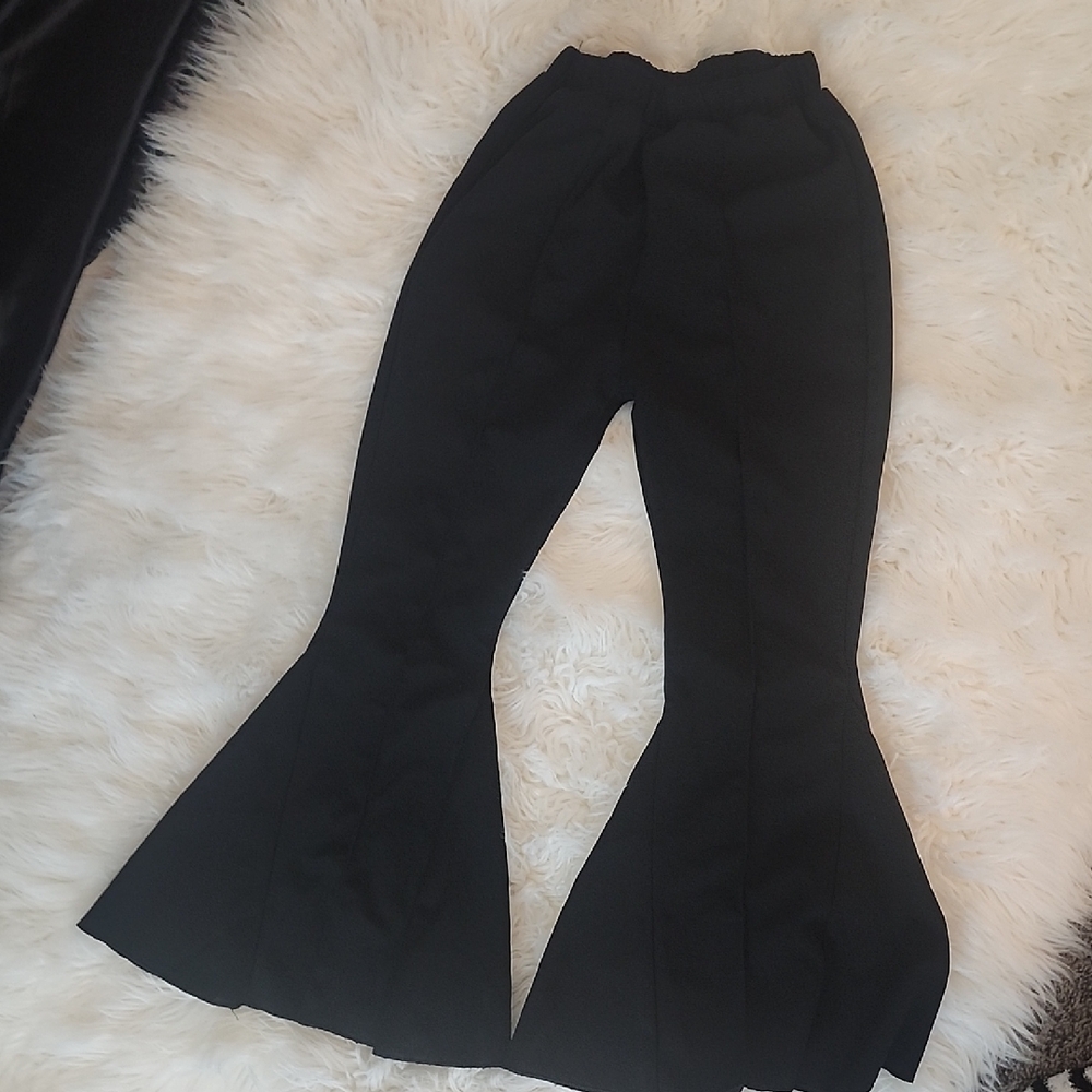 Black Flared Pants